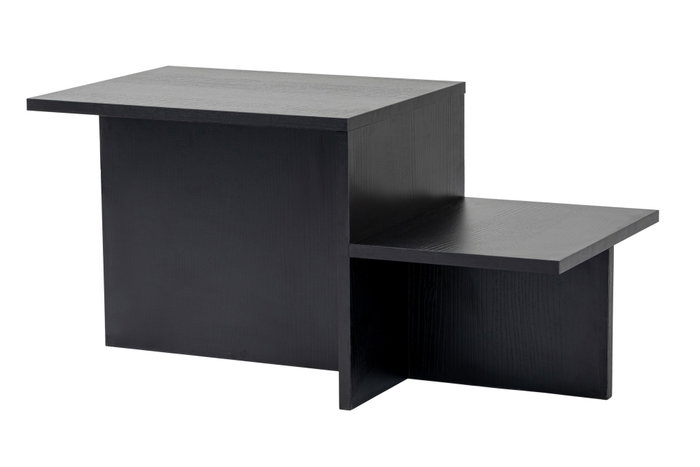 AUCUNE Mesa de centro HARMONY Rectangular Negra AUCUNE Mesa de centro HARMONY Rectangular Negra
